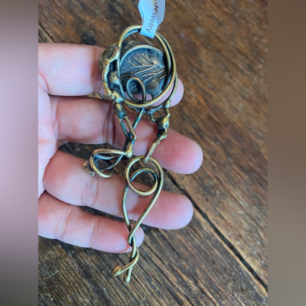 Handmade Brass Brooch